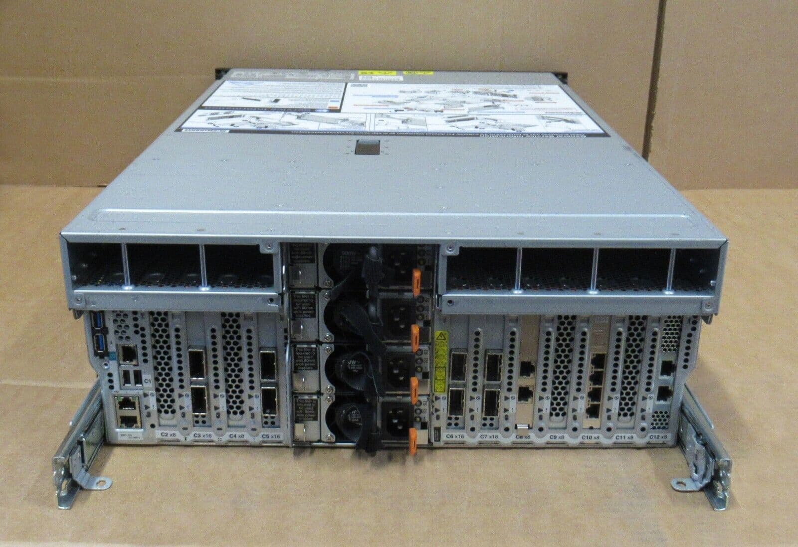 IBM Power S824 8286-42A 2x Power8 CPU 256GB Ram 2x 300GB HDD 12-Bay 4U ...