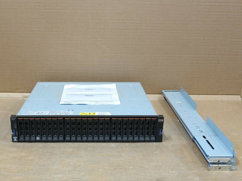 IBM Storwize V5000 2078-24C Dual Quad 8GB FC Controller Storage Array