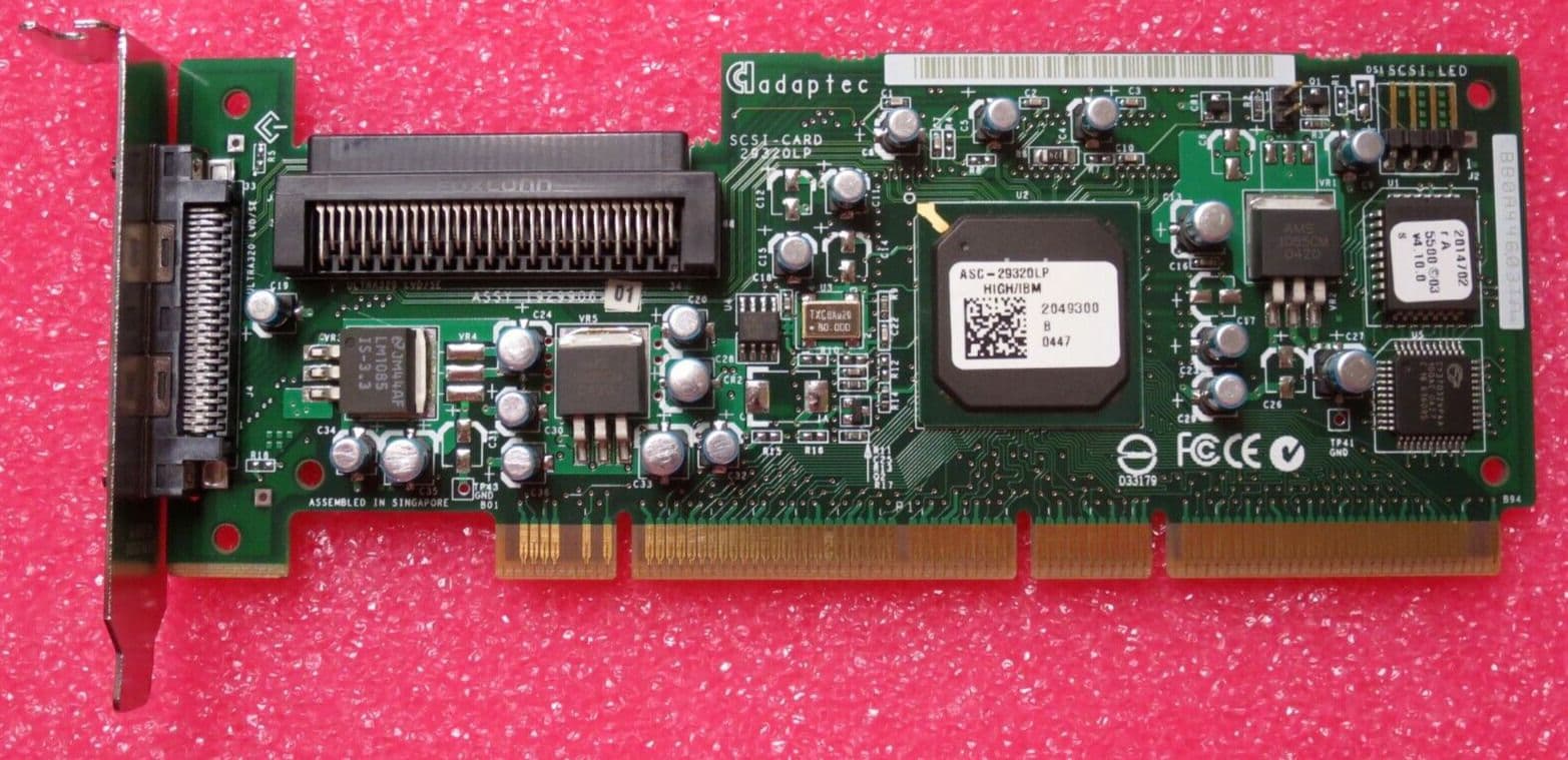 IBM Ultra320 SCSI Single Channel Storage Controller Adapter PCIX Card