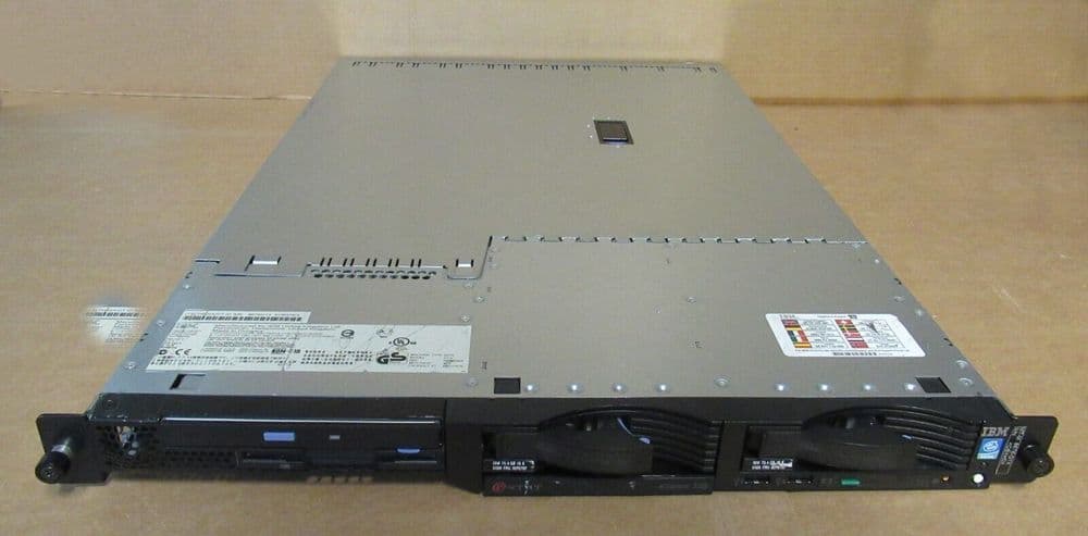 IBM XSeries 335 1x 64 Bit Intel CPU 3 2GHz 2GB Ram 2x 73 4GB HDD 1U Server