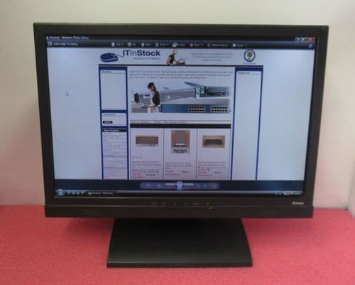 Iiyama ProLite E2200WS PL2200 LCD TFT 22" Widescreen Monitor VGA DVI