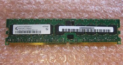 Infineon 1GB (1GB x 1) RAM Memory Module - PC3200R-333-11 HYS64T128020HU