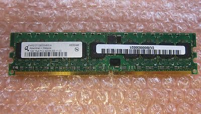 Infineon 1GB (1GB x 1) RAM Memory Module - PC3200R-333-11 HYS72T128000HR