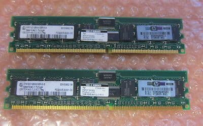 Infineon 2GB (1GB x 2) RAM Memory Module - PC3200R-30331 HYS72D128300GBR