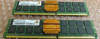 Infineon 4GB (2GB x 2) RAM Memory Module PC4200F-444-11-H0 HYS72T256020HFN-3.7-A