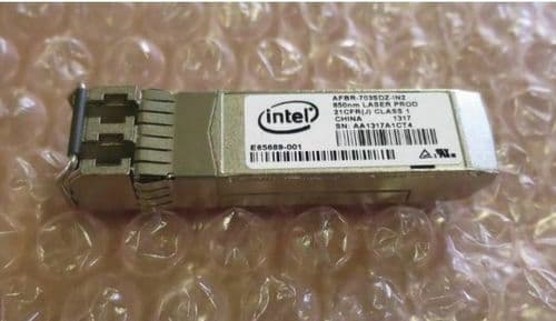 Intel AFBR-703SDZ-IN2 10Gb/s FC SFP+ SR 850nm Transceiver Module E65689-001
