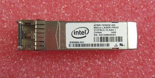 Intel E65689-001 10G Fibre SFP+ 850nm Transceiver Module AFBR-703SDZ-IN2