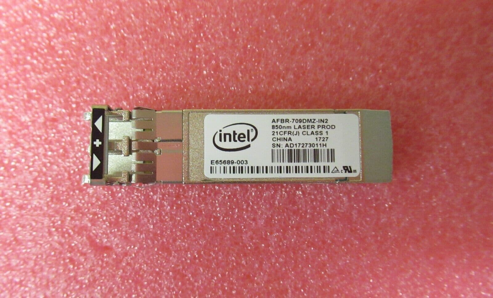 Intel E65689003 10GBASESR SFP Optic Transceiver Module 850nm AFBR