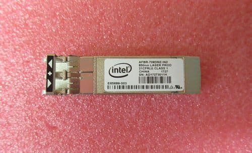 Intel E65689-003 10GBASE-SR SFP+ Optic Transceiver Module 850nm AFBR-709DMZ-IN2