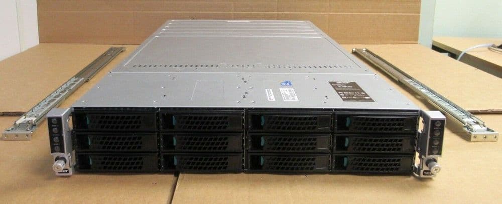 Intel H2312JFKR 4 Node Servers 8 TEN-Core XEON E5-2690v2 3.0GHz 1TB memory