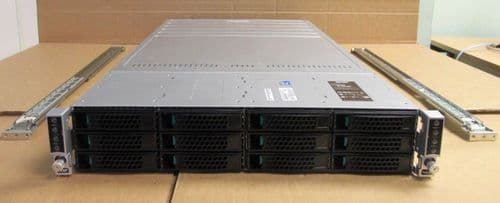 Intel H2312JFKR 4 Node Servers 8 x EIGHT-Core XEON E5-2640v2 1024GB (1TB)