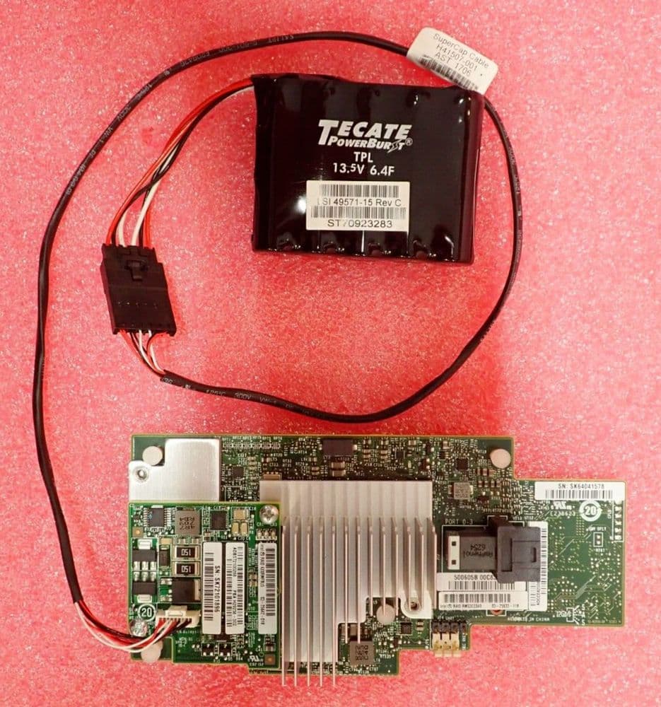 Intel Integrated RAID Module RMS3CC040 SAS/SATA 12Gb/s 1GB Cache ...
