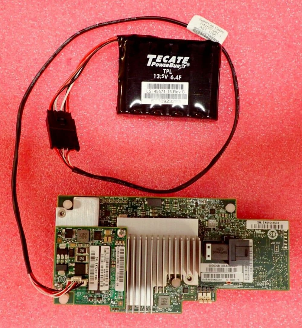 Intel Integrated RAID Module RMS3CC040 SAS/SATA 12Gb/s 1GB Cache ...