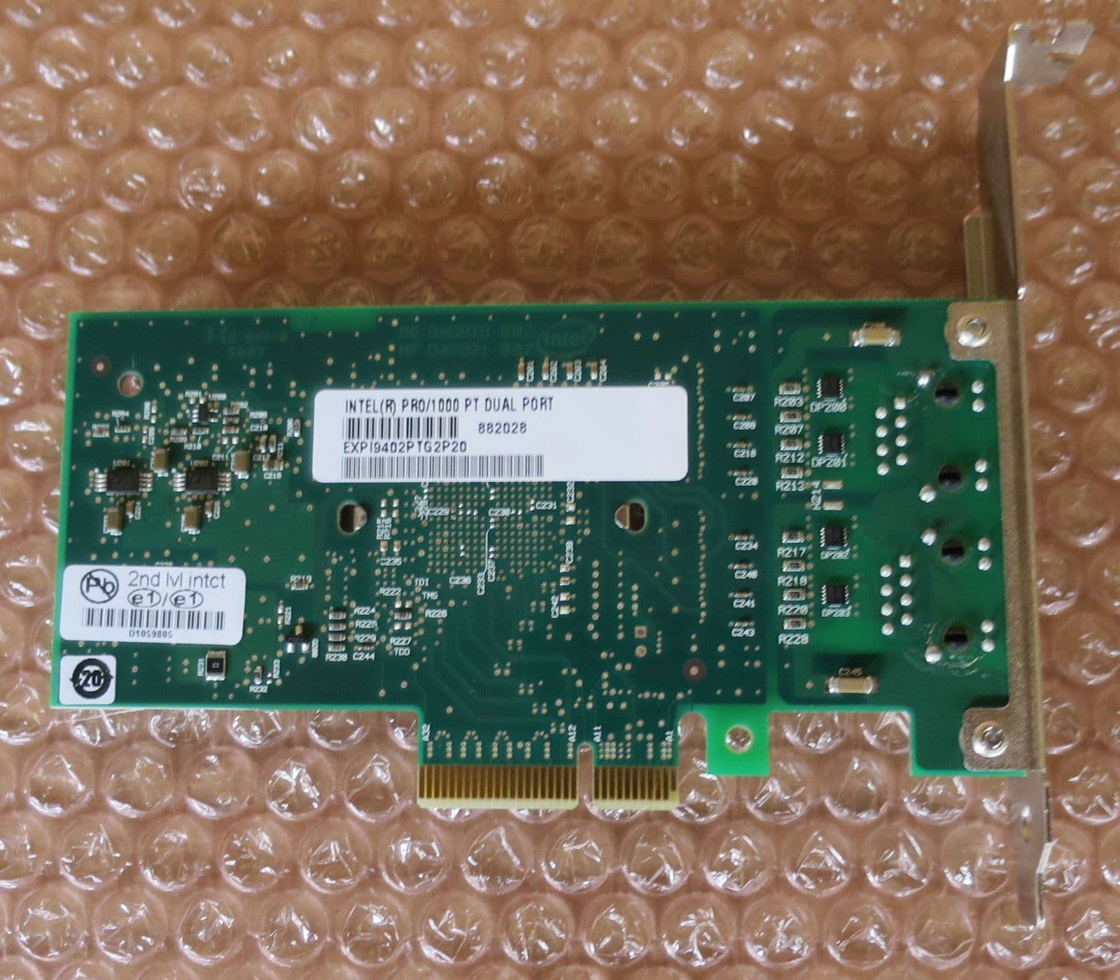 Intel PRO/1000 Dual Port Gigabit Network Adapter EXPI9402PT PCI-E Full ...