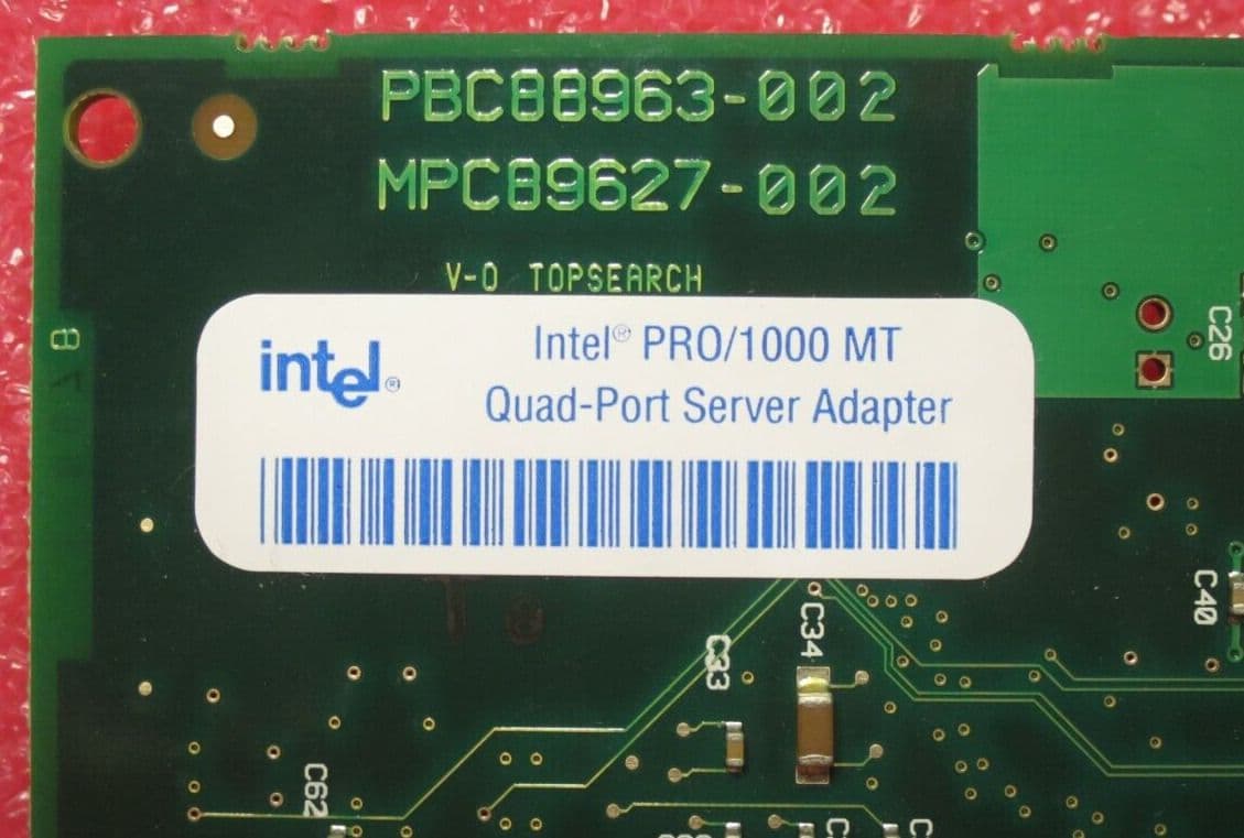 Intel Pro/1000 MT Tsi310-133ce Quad Port 1Gb Network Adapter Card ...