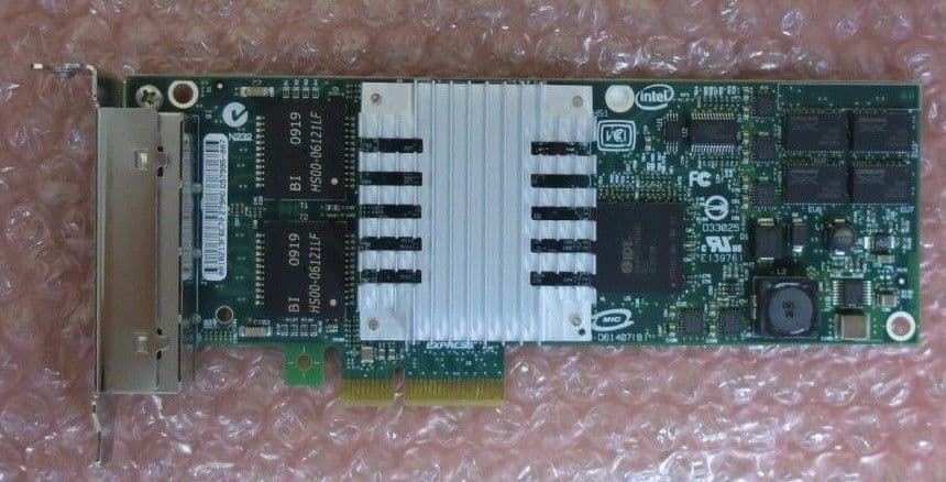 Intel PRO/1000 PT Quad Port Low Profile Server Network Adapter ...