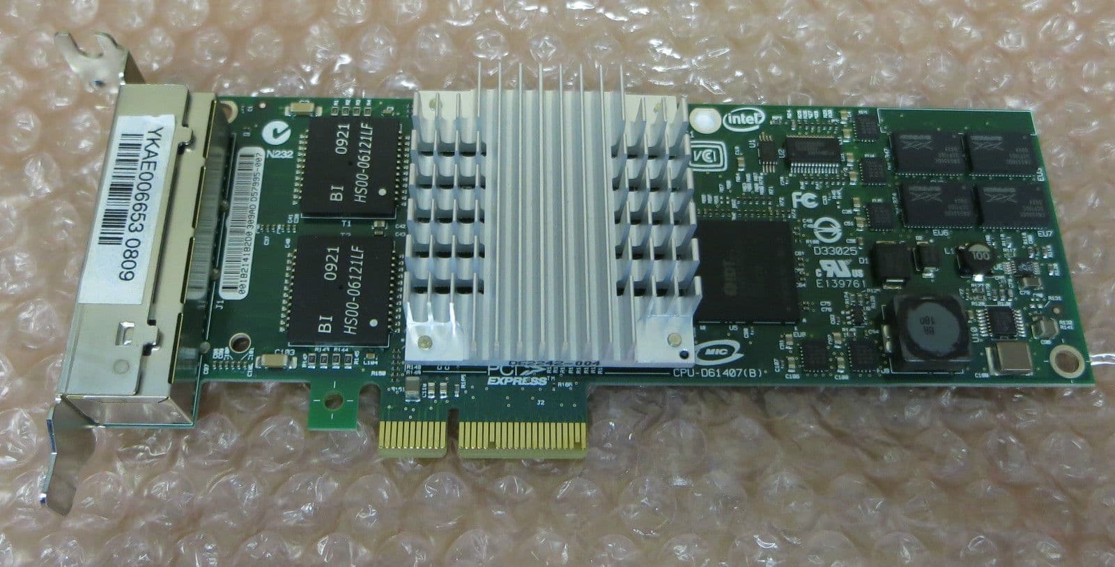 Intel PRO/1000 PT Quad Port LP Server Adapter D57995-007 EXPI9404PT G2L20