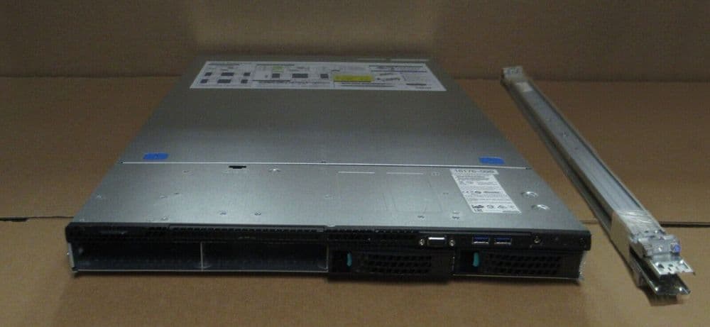 Intel R1000 2x Xeon E5-2667v3 3 2GHz 32GB Ram 1U RAID Rack Server