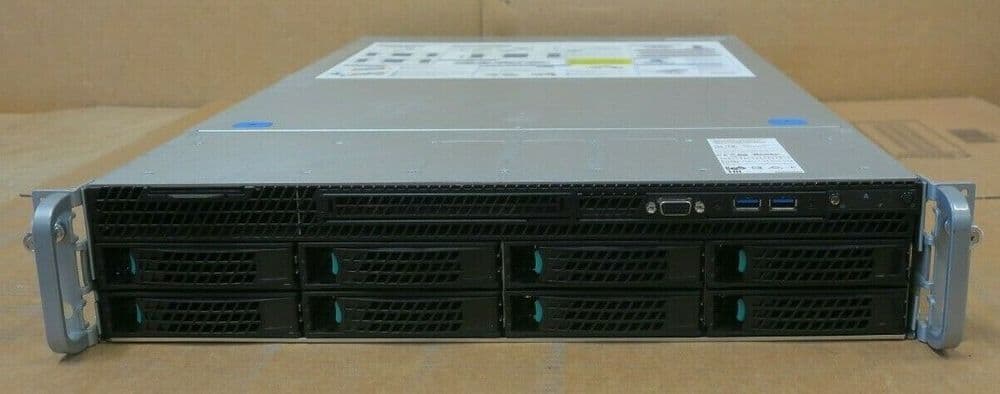 Intel R2308WTTYSR SR2308 2x 8Core E5-2620v4 2 10GHz 64GB 8-Bay 9271-8i ...