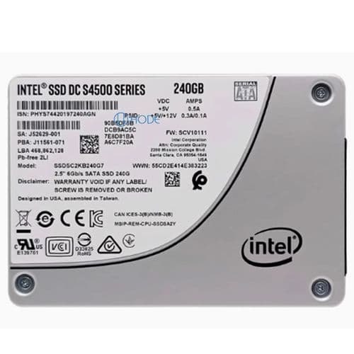 Intel S4500 Series 240GB Solid State Drive 2.5" SATA SSD SSDSC2KB240G7