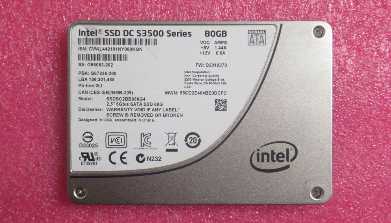 Hp 250 G8 I3 Intel 800GB DC S3500 6G/s 2.5 SATA SSD SSDSC2BB800G4P HP Version For Server Motore Sh 350 Hp 250 G8 I3 Intel 800GB DC S3500 6G/s 2.5 SATA SSD SSDSC2BB800G4P HP Version For Server Motore Sh 350