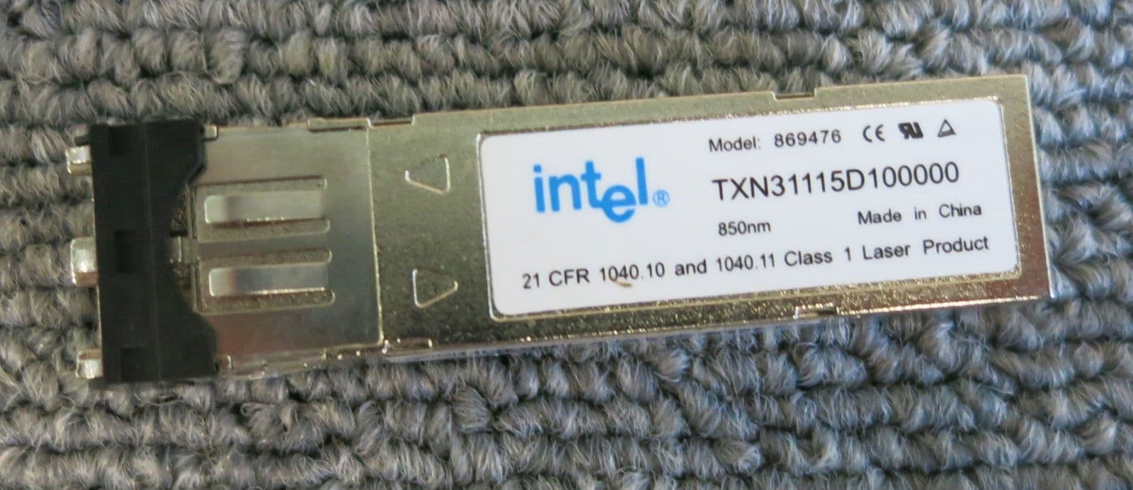 Intel TXN31115D100000 869476 4GB 850nm SX SFP GBIT Transceiver Module