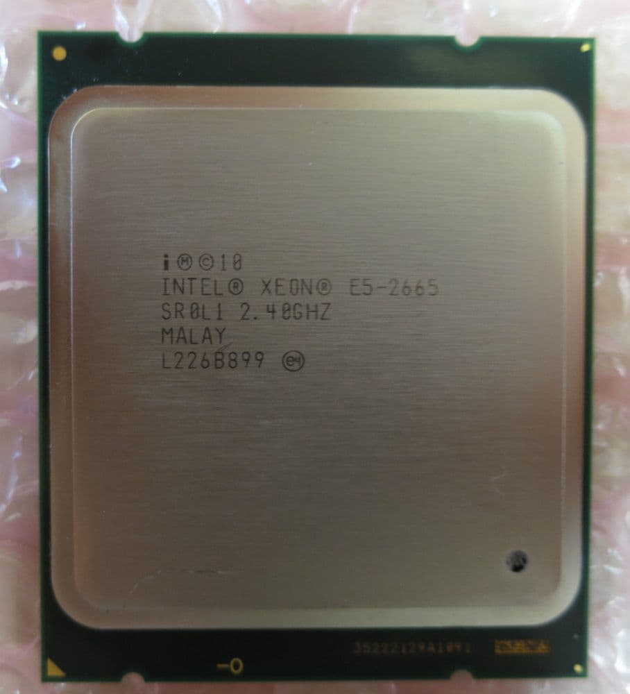 Intel Xeon 8-Core Processor E5-2665 20M Cache 2 40 GHz 8 00 GT/s SR0L1 CPU