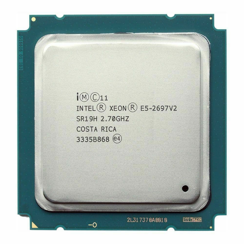 Processore Server Usato Ma Funzionante Processore Intel Xeon E5-2697 V2 Usato - 12 Core, 2.7 GHz, Socket LGA2011, 130W, Per Workstation O Server CPU 2.7 GHz 130W - Foto 3