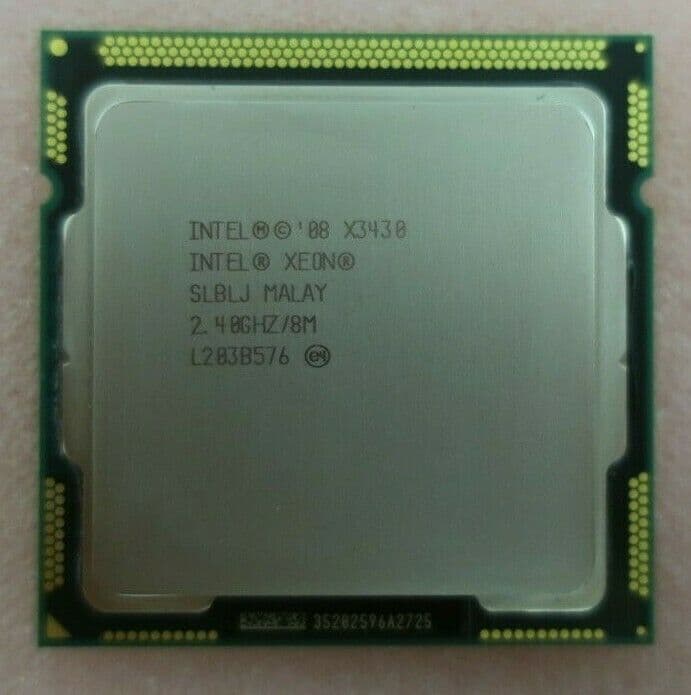 Intel Xeon Quad-Core X3430 2 40GHz SLBLJ LGA1156 8MB Cache Server ...