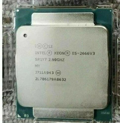 Intel Xeon Ten-Core E5-2666v3 2.90GHZ 25MB LGA2011-3 Server CPU Processor SR1Y7