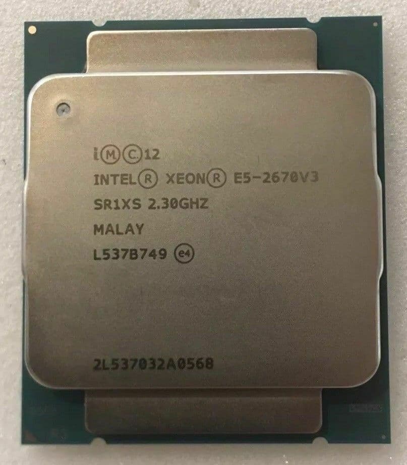 Intel Xeon Twelve-Core E5-2670v3 2 30GHz 30MB Cache Server CPU ...