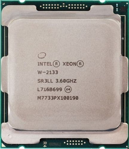 Intel Xeon W-2133 3.60GHZ 6 CORE 8.25MB SR3LL LGA2066 CPU Processor