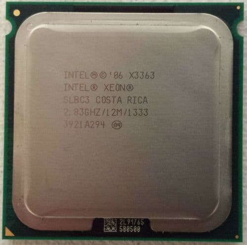 Intel Xeon X3363 SLBC3 Quad Core 2.83Ghz 12MB Cache LGA771 Processor CPU