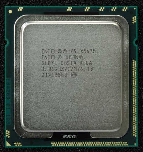 INTEL XEON X5675 3.06GHz 12MB SLBYL SIX CORE 6C CPU PROCESSOR CACHE LGA 1366