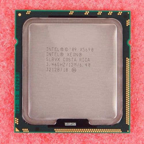 Intel Xeon X5690 Six Core 3.46GHz LGA1366 SLBVX 12MB Cache Server Processor CPU