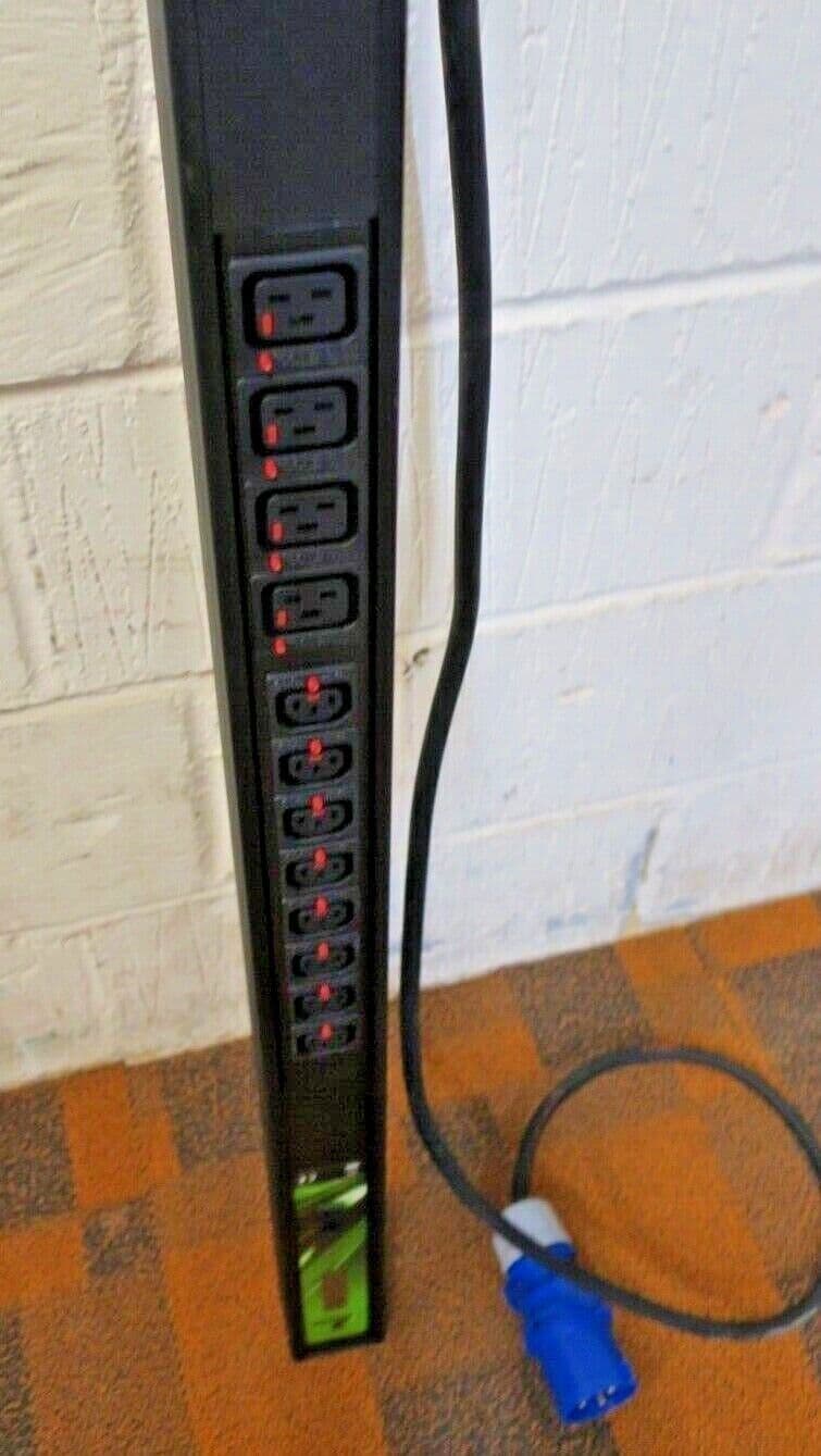 iPower 109-06 Slave Metered Switched Rack PDU 32A 230V 16 x C13 8 x C19 ...