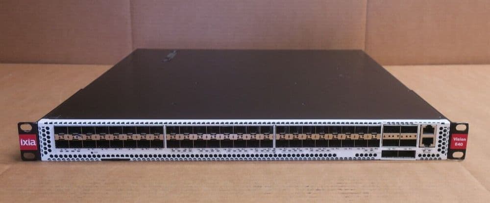 Ixia Packet Ixia Vision Edge 40 E40 AC 48x 1/10Gb SFP 6x 40Gb QSFP Network Packet ...