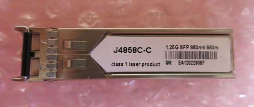 J4858C-C Compatible Multimode 1.25GB 850nm 1000BASE SX SFP Transceiver Module
