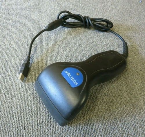 Jarltech 2009 Wired Handheld USB Laser 1D Barcode Scanner And USB Cable