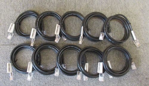 Job Lot 10 x New Cisco 3522-22210001R 1.5M Ethernet Cat5e LAN Patch Cable Black