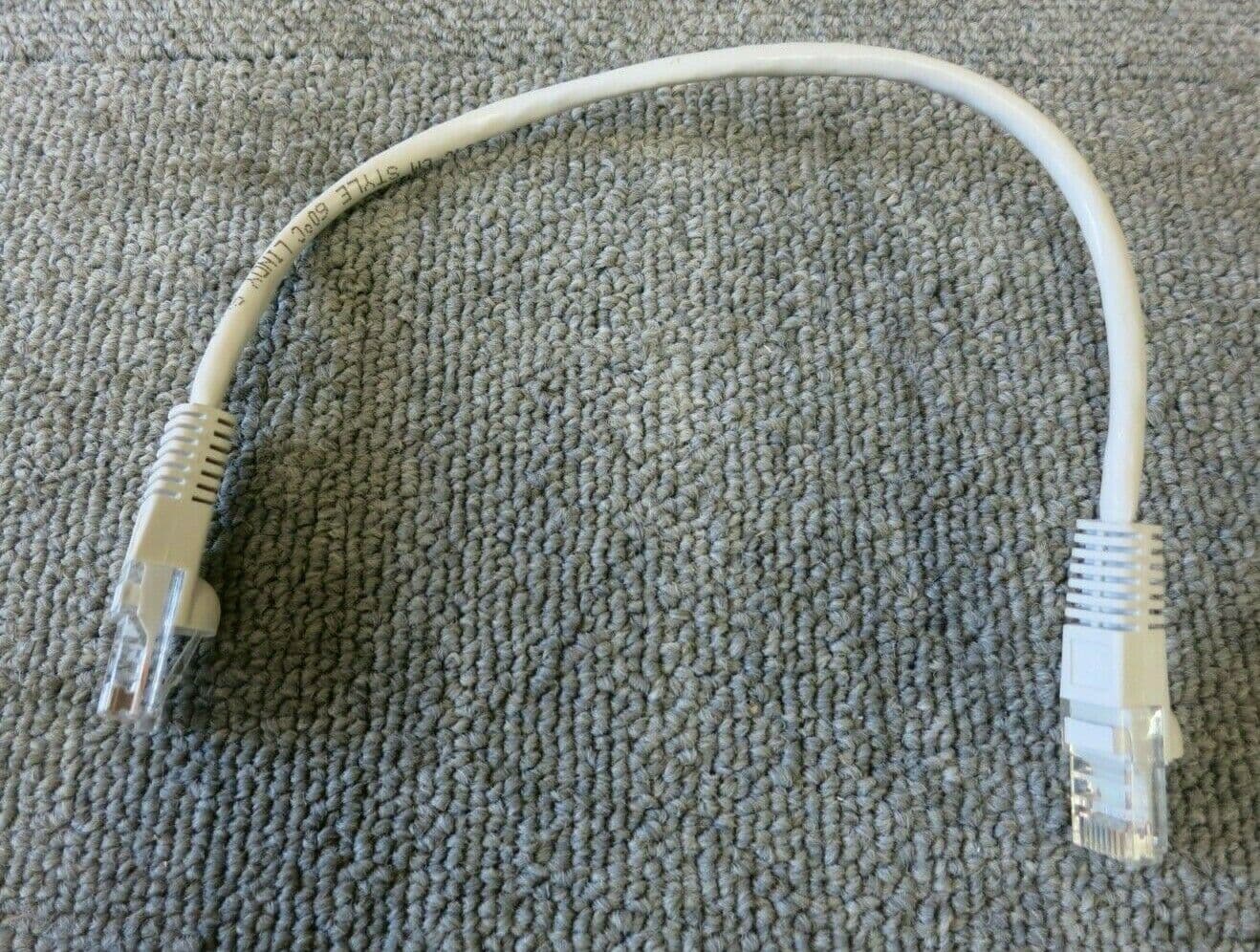 Job Lot 16 x Cat5e RJ45 Male UTP Light Grey 0 3M Patch Lead Cable