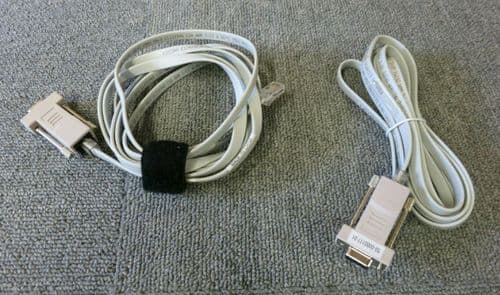 Job Lot 2 x Cisco 50-0000177-01 Serial Console Cable DB9 To RJ45