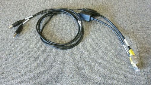 Job Lot 2 x IBM EMC 45W6724 N1.Console-M4USB4 RJ45 To USB Type C Patch Cable 52"