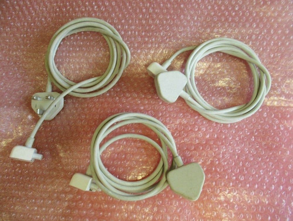 Job Lot 3 x Apple MacBook 1 8 Meter Power Adapter Extension Cable