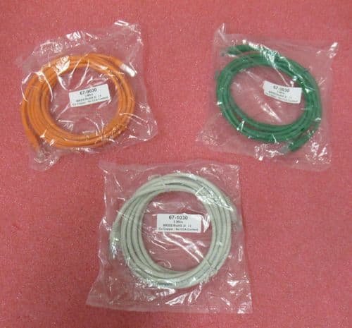 Job Lot 3 x New CableNet 3m Cat5e RJ45 U/UTP PVC 24AWG Patch Cable
