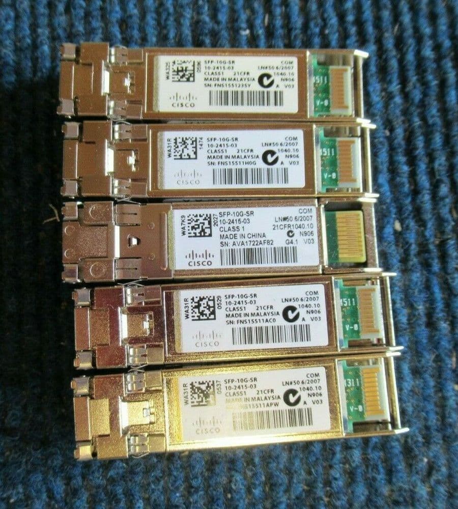 NEW Cisco Meraki MA SFP 10GB SR 10GB BASE SR 850nm Short Reach DOM SFP - Foto 3