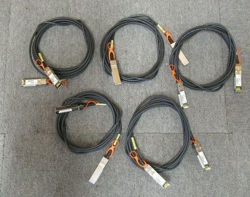 Job Lot 5 x Cisco 37-0961-03 SFP-H10GB-CU3M 3M Passive DAC Twinax Cable