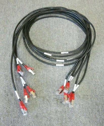 Job Lot 5 x IBM EMC 45W9359 M2F3-N2MGT RJ45 To RJ45 Ethernet Patch Cable 63"