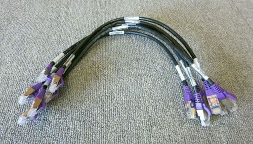Job Lot 6 x IBM EMC 45W9326 UV1-M3F2 RJ45 To RJ45 Ethernet Patch Cable 16"