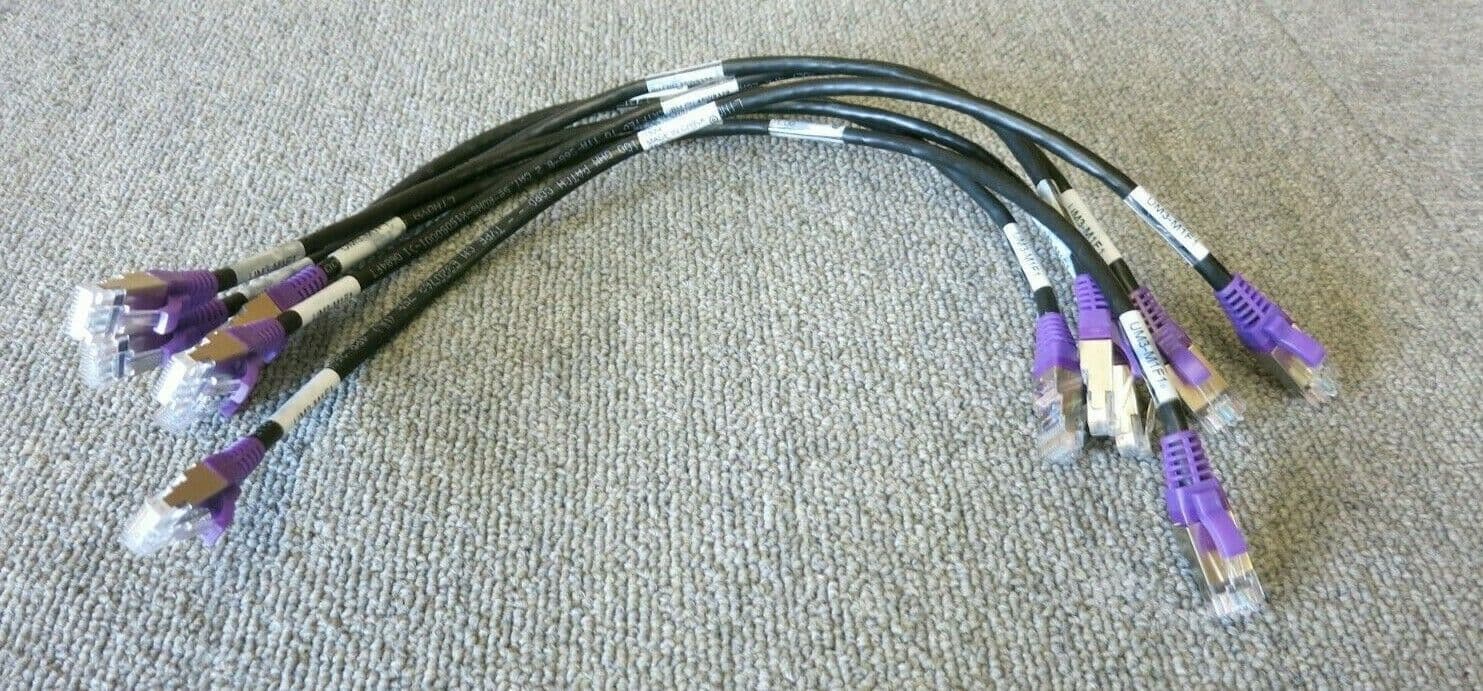 Job Lot 6 x IBM EMC 45W9329 UM3M1F1 RJ45 To RJ45 Patch Cable 16"